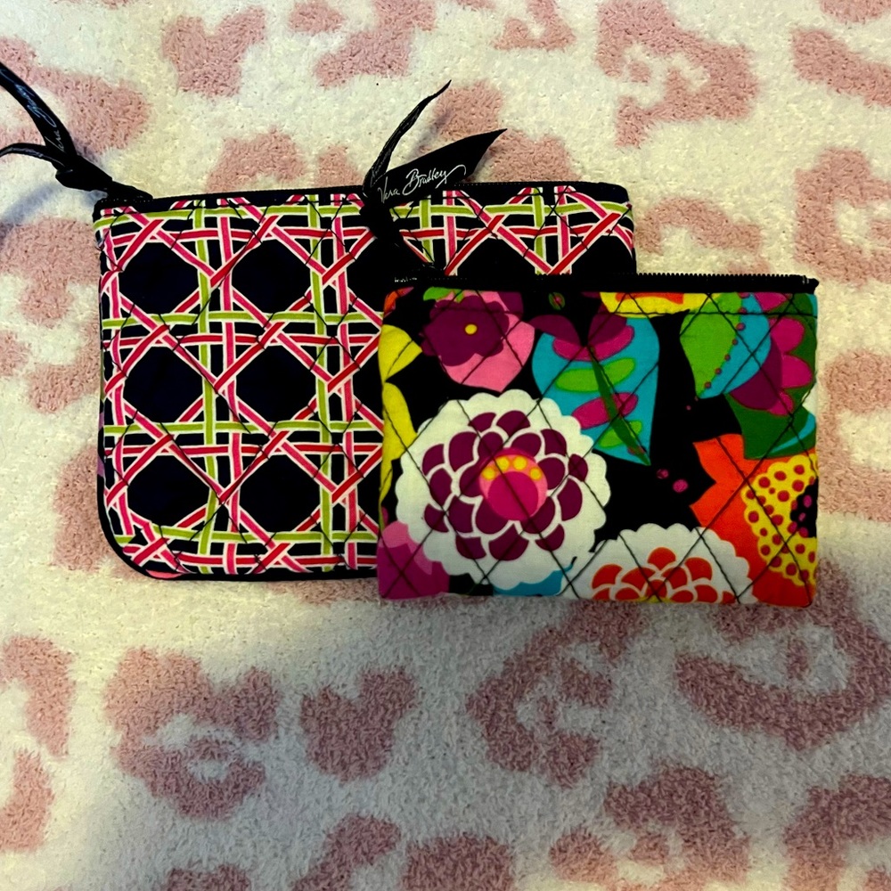 Set of 2 Vera Bradley Cosmetic Pouches!